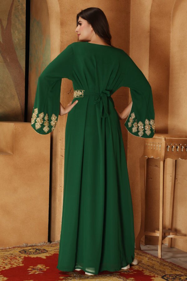 Designer Jalabiya Kaftan Dress - Image 4