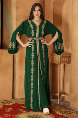 Designer Jalabiya Kaftan Dress