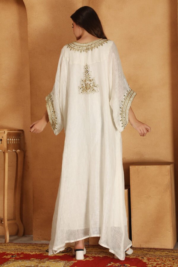 Designer Jalabiya Kaftan Dress - Image 5