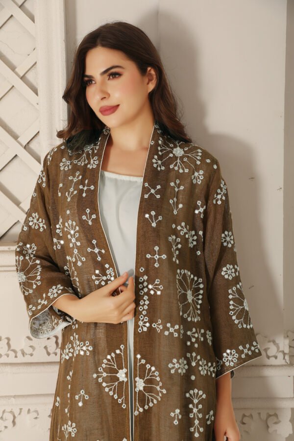 Embroidered cardigan Jacket - Image 5