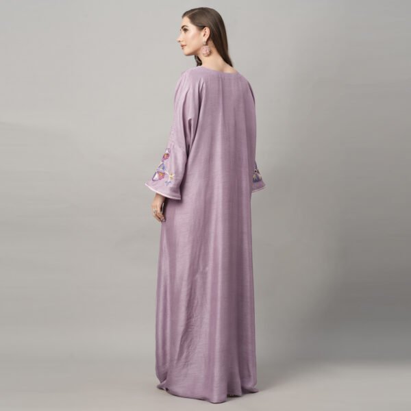 Floral Embroidered Jalabiya - Image 4