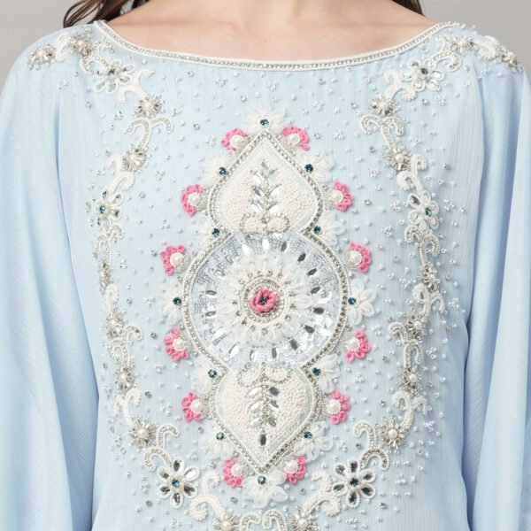 Embroidered Thobe Jalabiya - Image 2