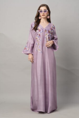 Floral Embroidered Jalabiya