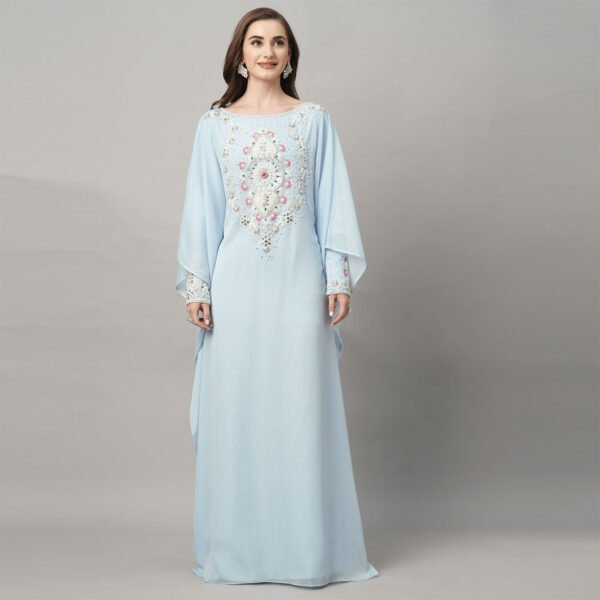 Embroidered Thobe Jalabiya - Image 3