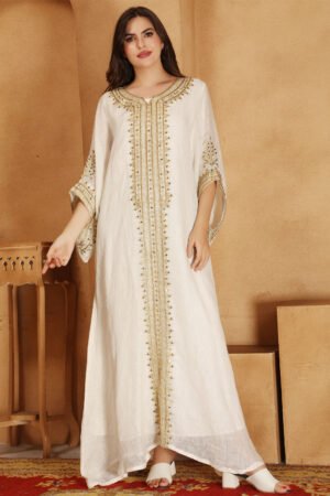 Designer Jalabiya Kaftan Dress