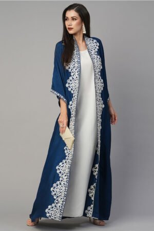 Mirror and Thread Embroidered Jacket