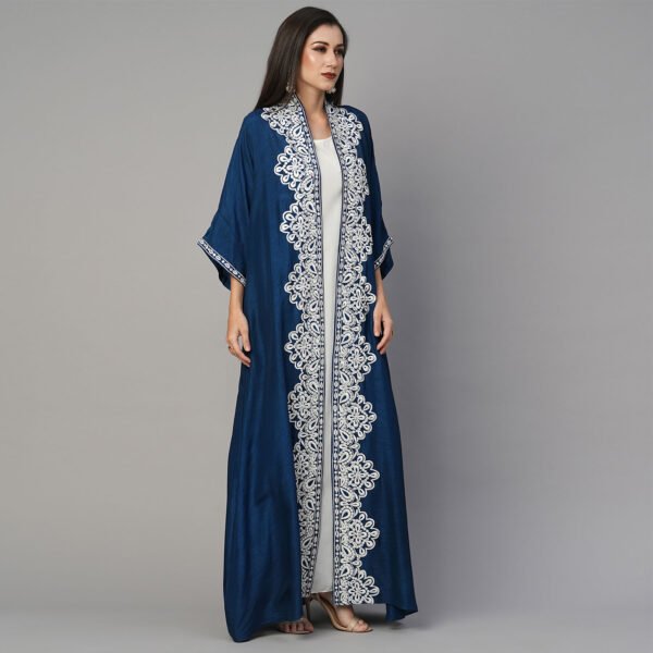 Mirror and Thread Embroidered Jacket - Image 3